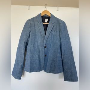J Crew Denim Blazer